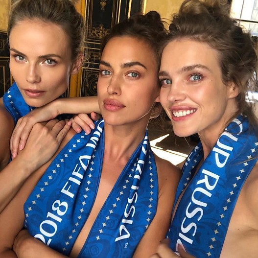 Наташа Поли, Ирина Шейк, Наталья Водянова