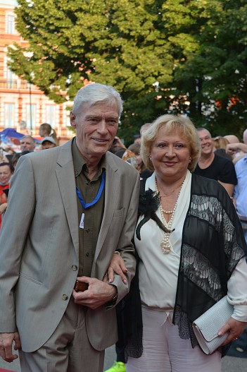 Борис Щербаков с женой Татьяной Бронзовой