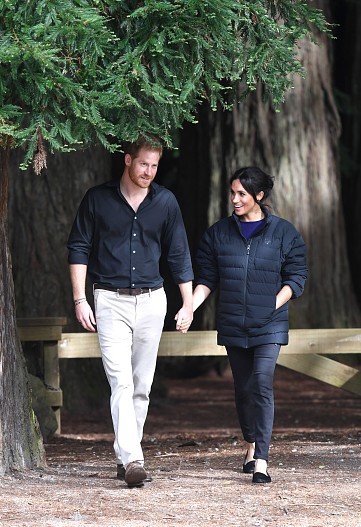 Принц Гарри и Меган Маркл в Новой Зеландии