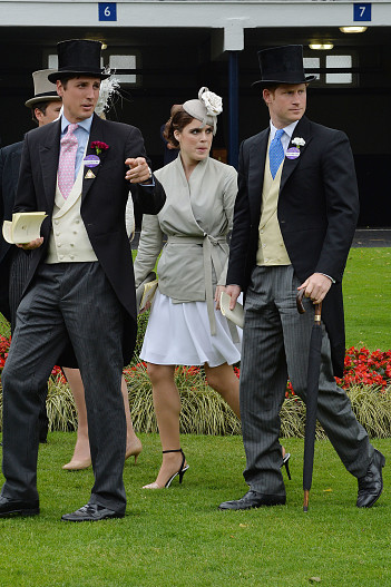 Принц Уильям, принцесса Евгения, принц Гарри