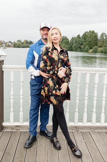 Анастасия Гребенкина с мужем