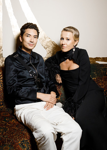 Ариан Романовский (Tatler) и Ксения Собчак