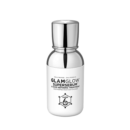 Очищающая сыворотка для лица с 6 кислотами Superserum, Glamglow.