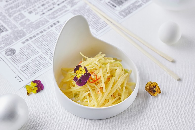 Салат из хрустящего картофеля