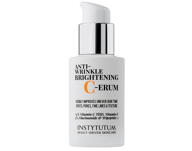 Суперконцентрированная сыворотка с витамином С Anti-wrinkle brightening C-Erum, Instytutum