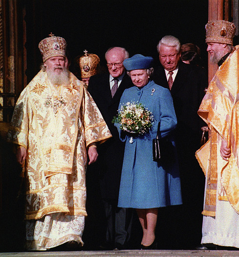 Королева Елизавета II в Москве