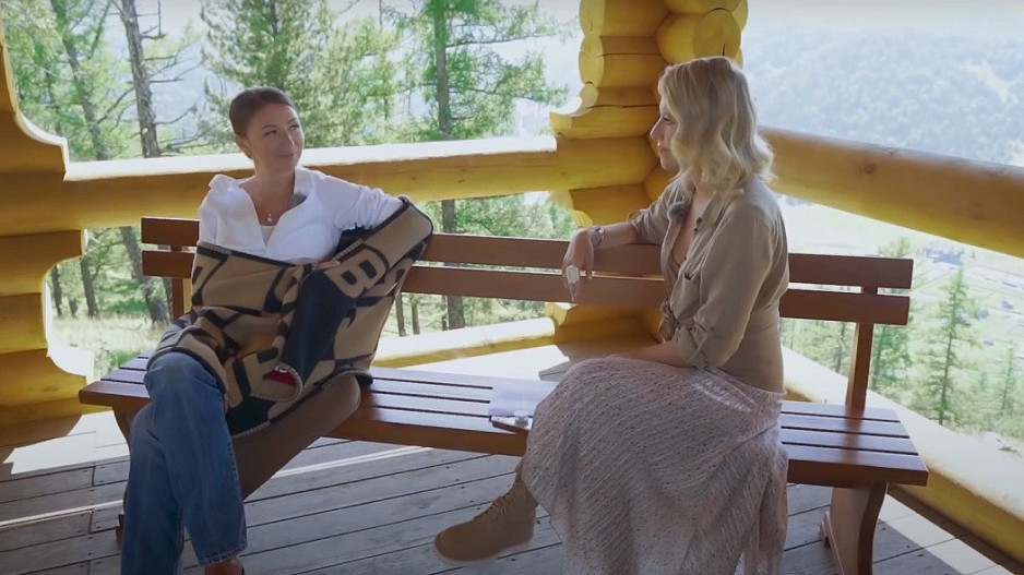 Елена Блиновская и Ксения Собчак