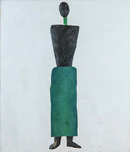 Казимир Малевич. Женская фигура. 1928-1929, (авторская дата 1915). Государственный Русский Музей