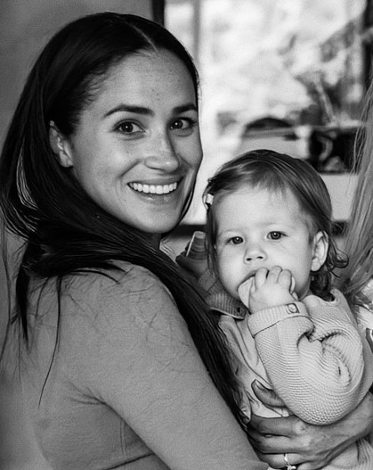 Меган Маркл с дочерью Лилибет