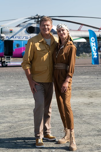 Дмитрий Губерниев и Наталья Попова