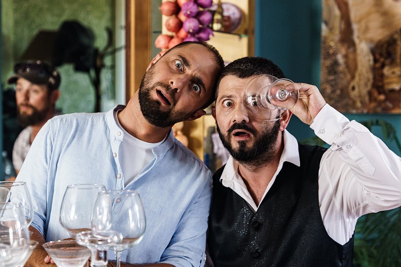 Демис Карибидис и Михаил Галустян