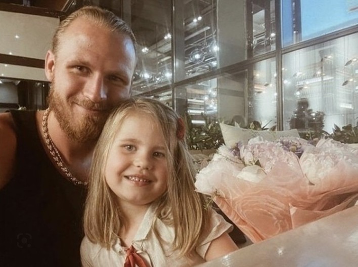 Иван Телегин с дочерью Таисией