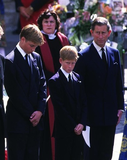 Принц Уильям, принц Гарри и Карл III&nbsp;