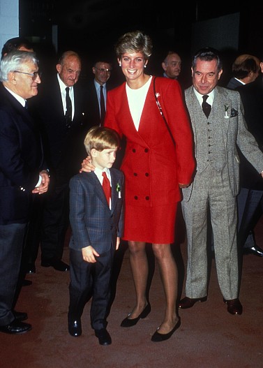 Принцесса Диана и принц Гарри