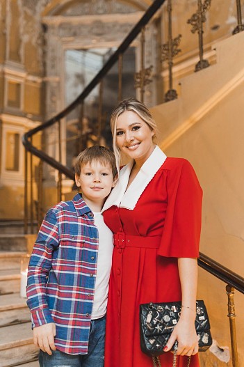 Мария Кожевникова с сыном