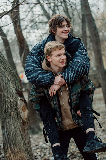 Фото со съемок сериала&nbsp;«Чёрная весна»