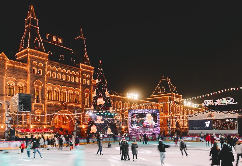 ГУМ-Каток и ГУМ-Ярмарка на Красной площади открывают новый зимний сезон