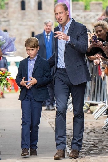 Принц Джордж и принц Уильям