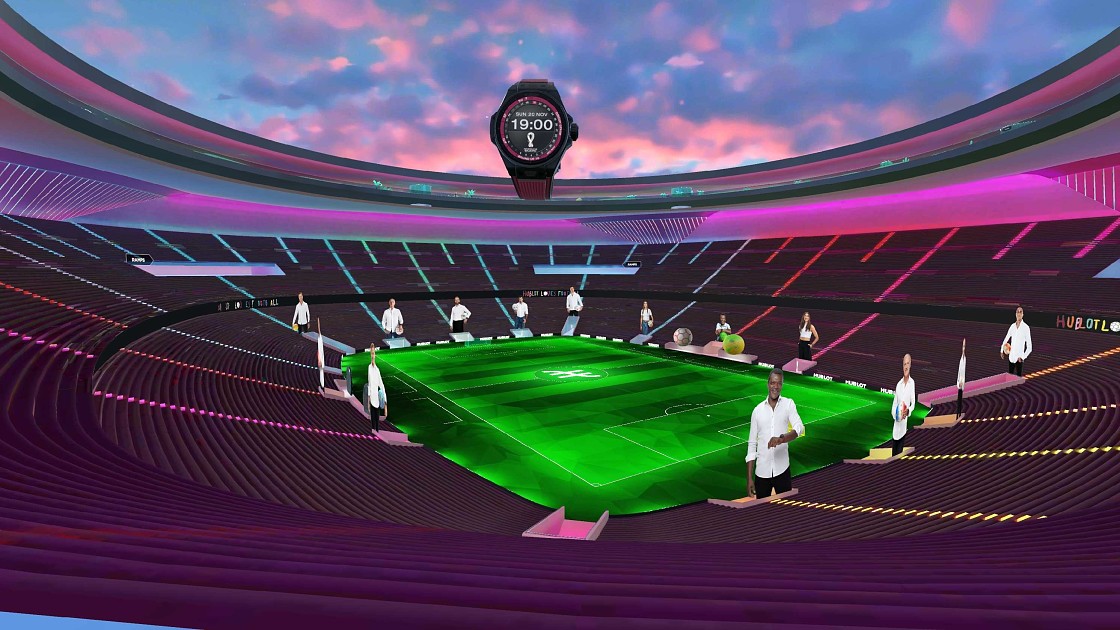 В ноябре компания Hublot, известная своими инновационными технологиями и любовью к футболу, представила свой новый проект - футбольный стадион в метавселенной. Этот проект соединяет две страсти - спорт и диджитал технологии, создавая уникальное пространство для футбольных мероприятий.