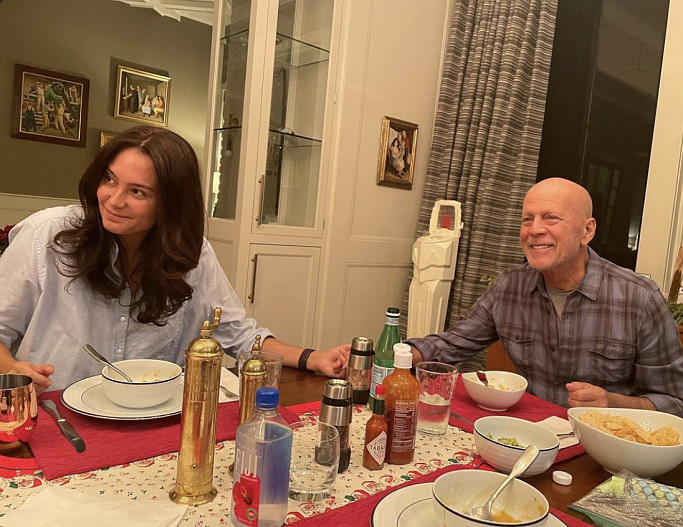 Брюс Уиллис с женой