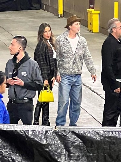 Инес де Рамон и Брэд Питт