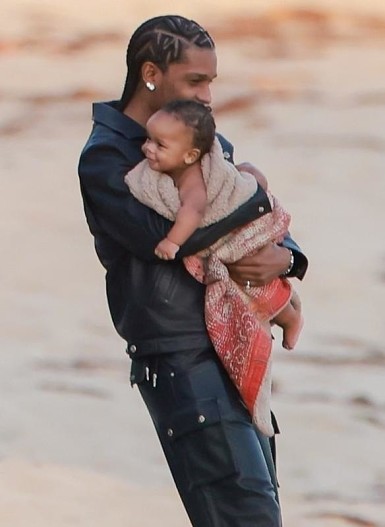A$AP Rocky со своим сыном