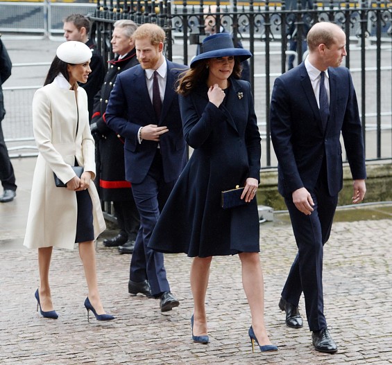 Меган Маркл, принц Гарри, Кейт Миддлтон, принц Уильям