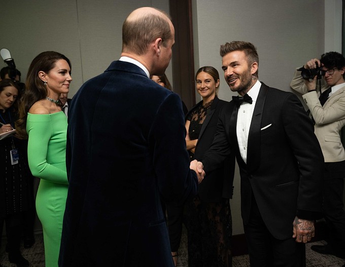 Кейт Миддлтон, принц Уильям, Дэвид Бекхэм