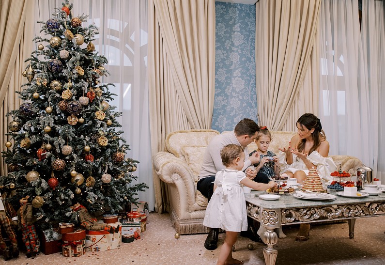 Праздничная атмосфера в Radisson Collection Hotel, Moscow