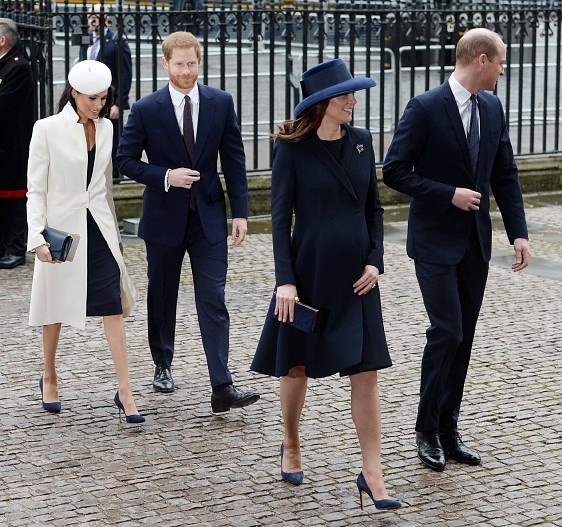 Меган Маркл, принц Гарри, Кейт Миддлтон, принц Уильям