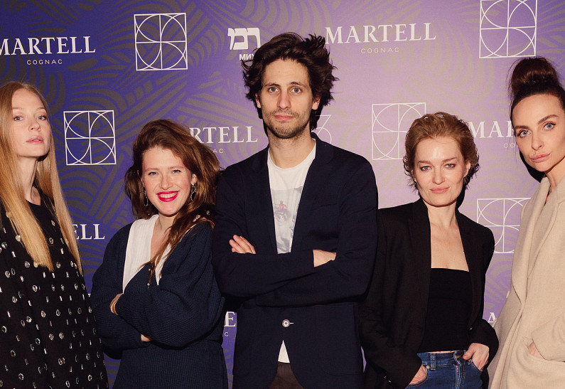 Светлана Ходченкова, Александр Молочников, Екатерина Варнава на коктейле в честь запуска спектакля «Платонов болит»