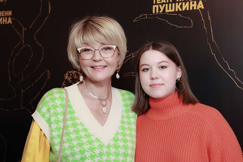 Юлия Меньшова с дочерью Таисией