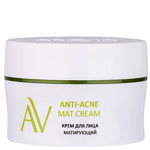 Крем для лица матирующий Anti Acne Mat Cream, Aravia Laboratories