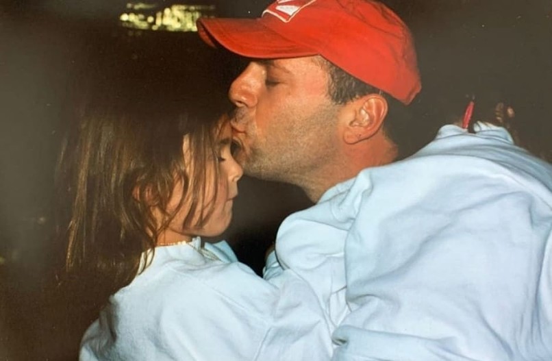 Брюс Уиллис с дочерью Румер