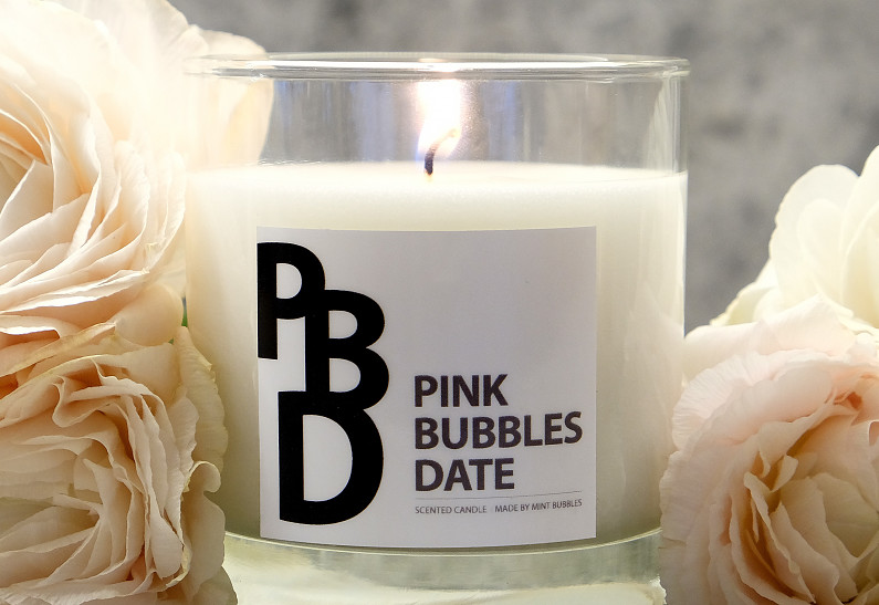 Mint Bubbles — коллекция свечей для романтического свидания 8 марта