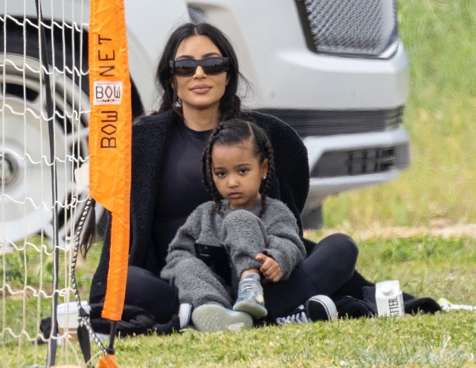 Ким с дочерью Чикаго 