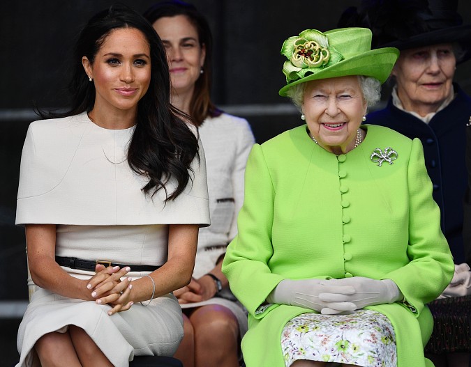 Меган Маркл и&nbsp;Елизавета II
