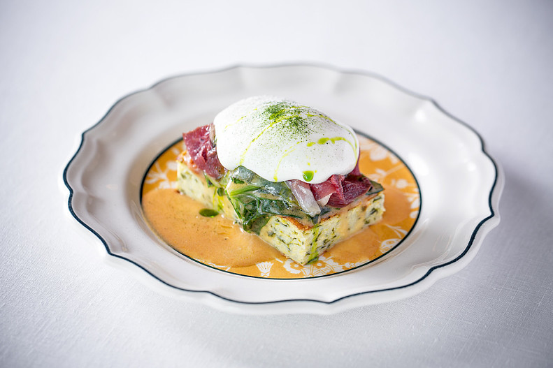 Пирог из цукини с пряной вяленой уткой