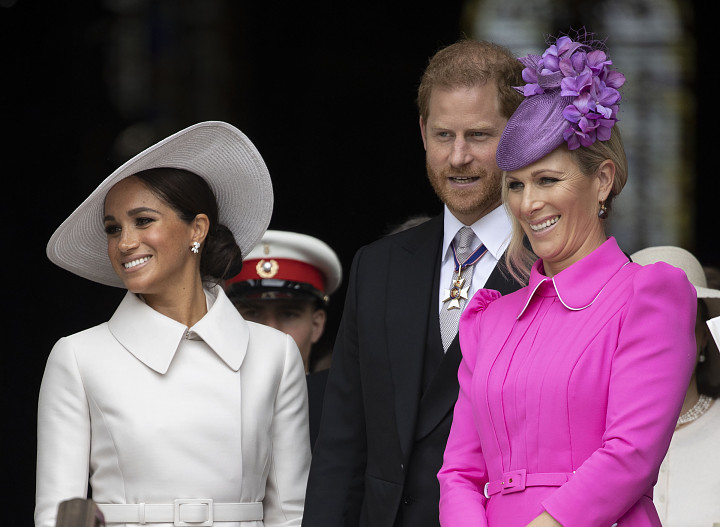 Меган Маркл, принц Гарри, Зара Тиндалл