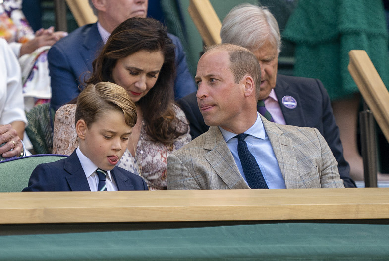 Принц Джордж и принц Уильям