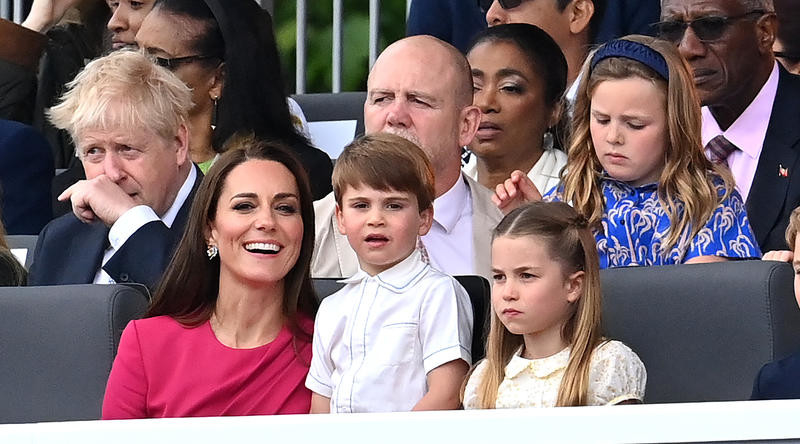 Кейт Миддлтон, принц Луи и принцесса Шарлотта