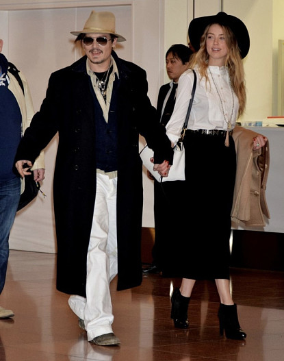 Джонни Депп и Эмбер Херд