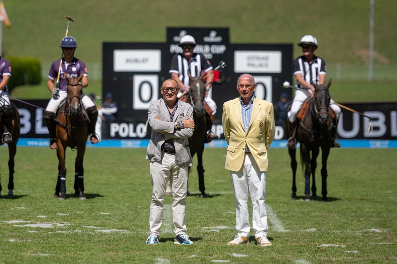 Марк Ферреро и Пьер Генесанд, президент Hublot Polo Gold Cup Gstaad