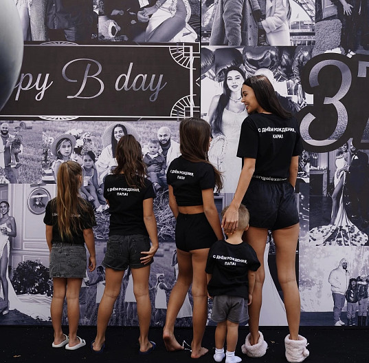 Оксана Самойлова с детьми