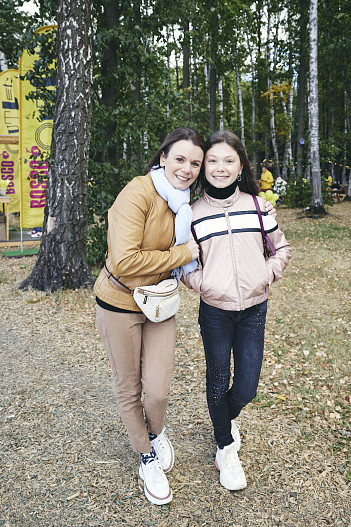 Мария Петрова с дочерью Полиной