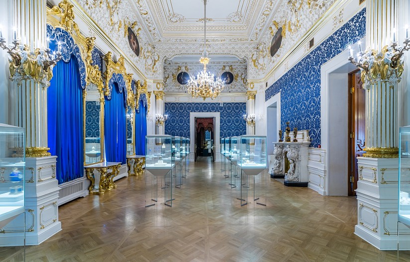 Музей Фаберже. Синяя гостиная