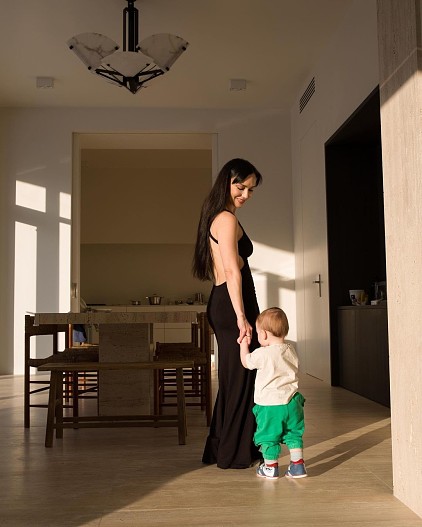 Ольга Серябкина со своим сыном