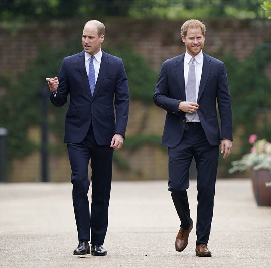 Принц Гарри и принц Уильям
