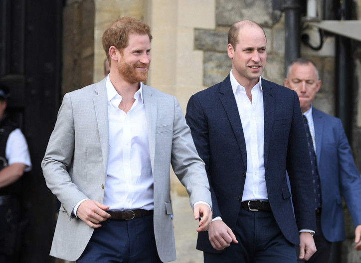 Принц Гарри и принц Уильям
