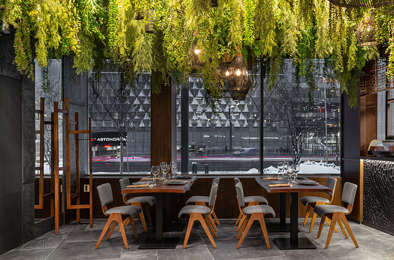 Интерьер ресторана Bluefin